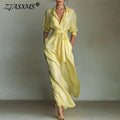Urban Classic Belted A-Line Dress