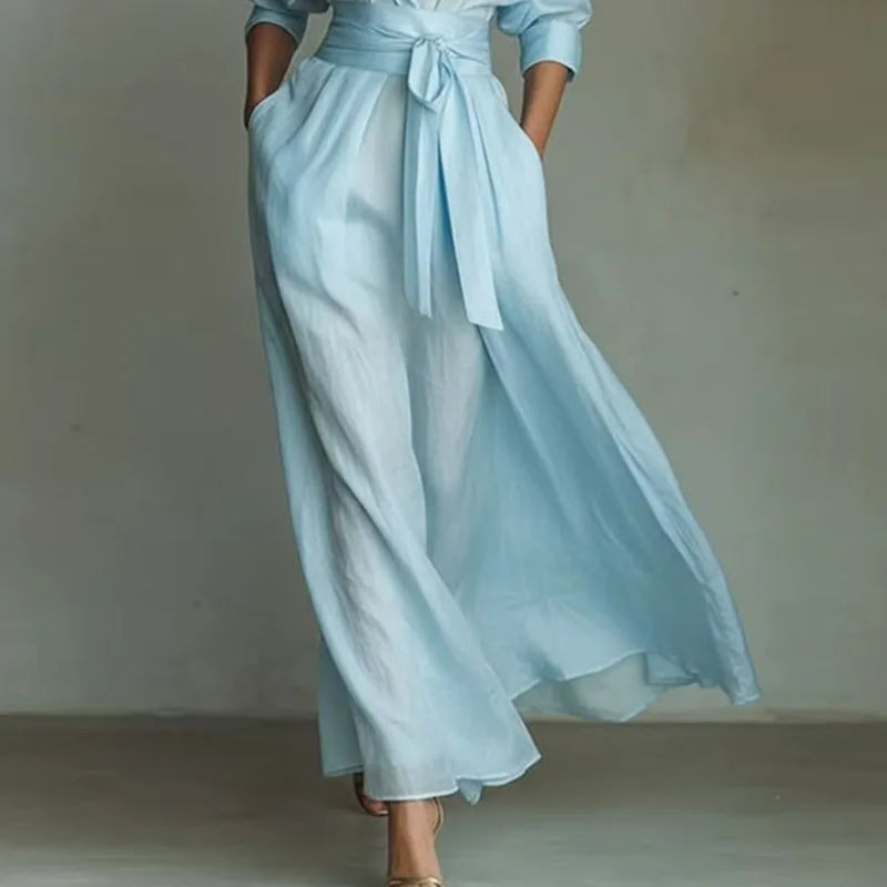 Urban Classic Belted A-Line Dress